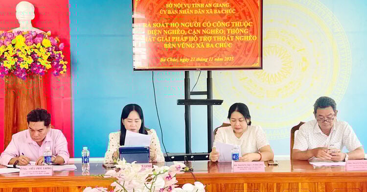 Xã Ba Chúc không còn hộ có công với cách mạng thuộc diện nghèo