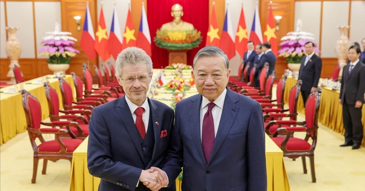 Tổng Bí thư Tô Lâm tiếp Chủ tịch Thượng viện Quốc hội Cộng hòa Czech