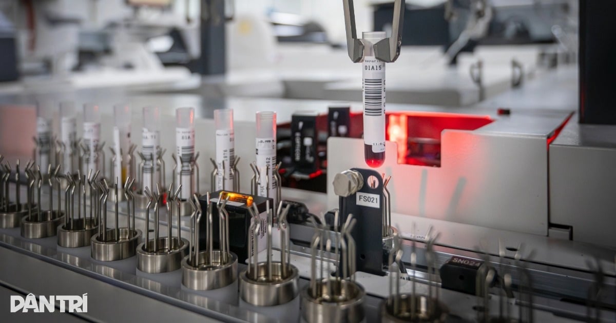 Hệ thống xét nghiệm máu tự động 20.000 mẫu/ngày hiện đại bậc nhất Việt Nam