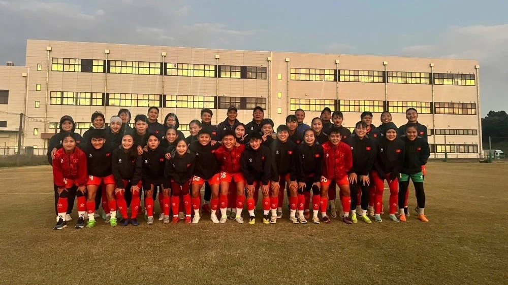 Đội tuyển nữ Việt Nam bắt đầu tập huấn tại Nagoya trước SEA Games 33