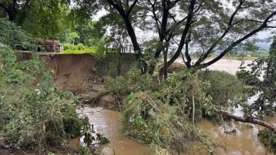 Sạt lở 5km bờ sông Cái Phan Rang, uy hiếp khu dân cư