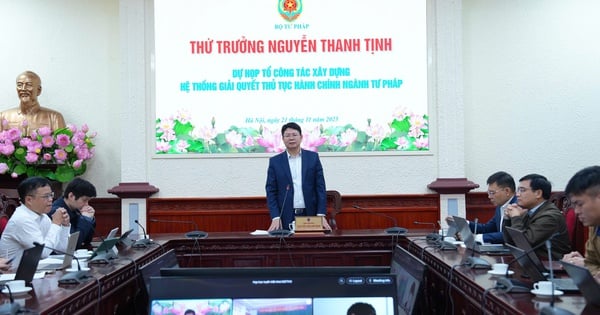 Sớm triển khai hệ thống giải quyết thủ tục hành chính thống nhất của ngành Tư pháp