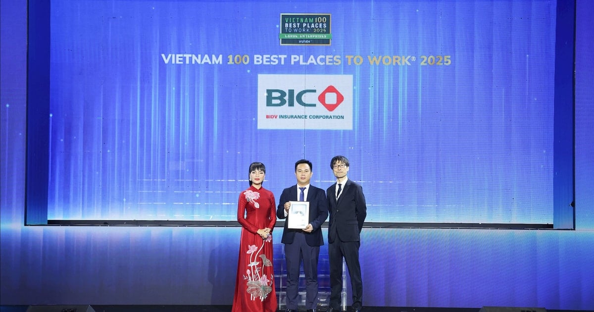 BIC đứng Top 1 nơi làm việc tốt nhất ngành bảo hiểm 2 năm liên tiếp