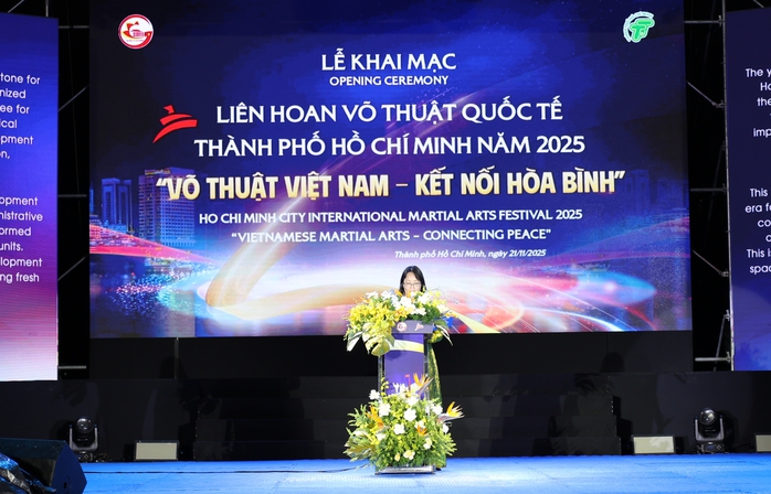 Liên hoan võ thuật quốc tế TP HCM 2025: Võ thuật Việt Nam - Kết nối hòa bình - Ảnh 1.