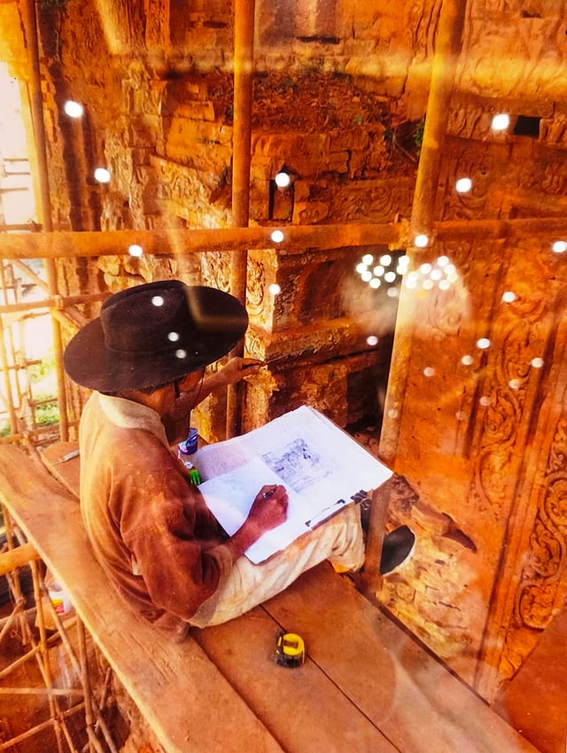 Kỹ nghệ độc lạ: Khi bản vẽ kỹ thuật bước vào tranh vẽ- Ảnh 4.