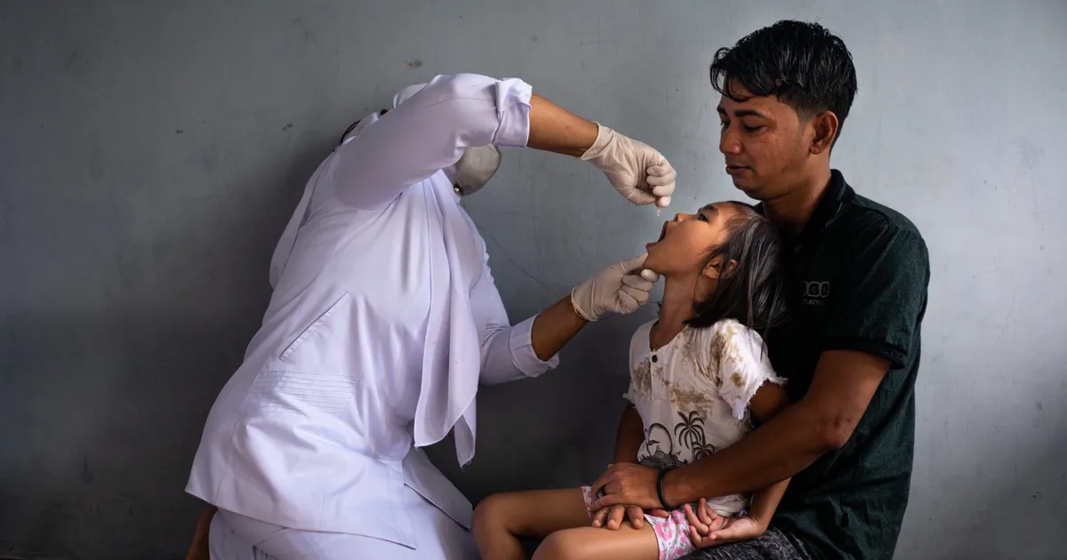 Indonesia khống chế thành công đợt bùng phát dịch bại liệt