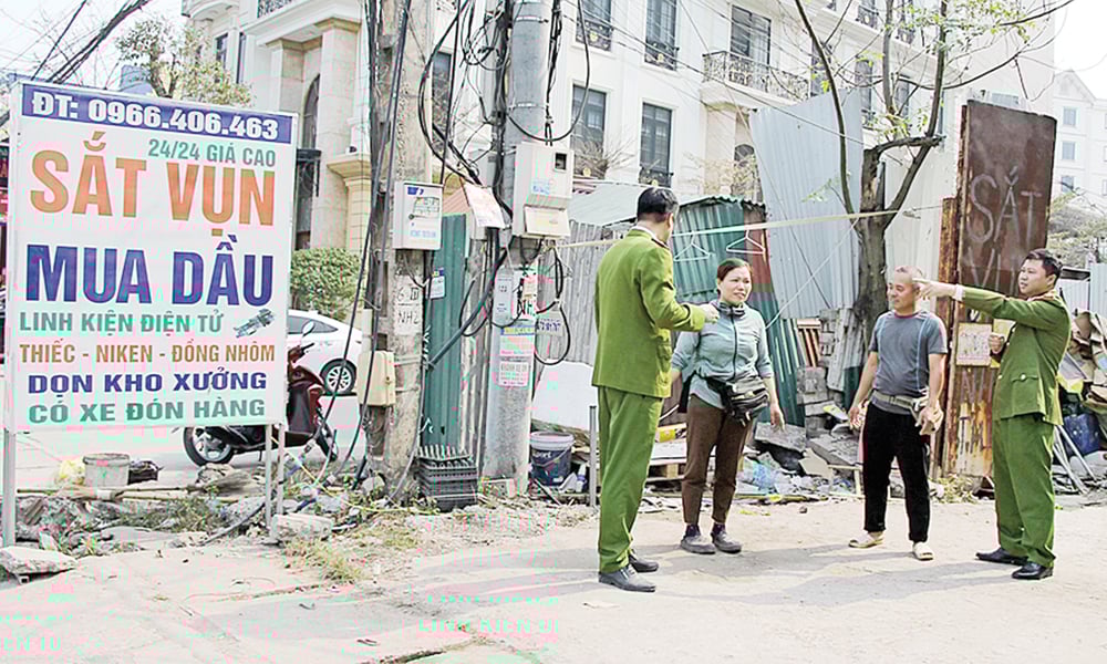 Bắc Ninh: Khắc phục ô nhiễm từ cơ sở thu gom phế liệu