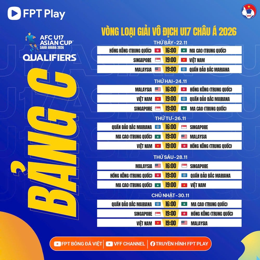 មតិលើការប្រកួត U17 វៀតណាម vs U17 សិង្ហបុរី ម៉ោង 7:00 យប់។ ថ្ងៃទី 22 ខែវិច្ឆិកា: ការចាប់ផ្តើមល្អ ចុងបញ្ចប់ដ៏ល្អ - រូបថត 2