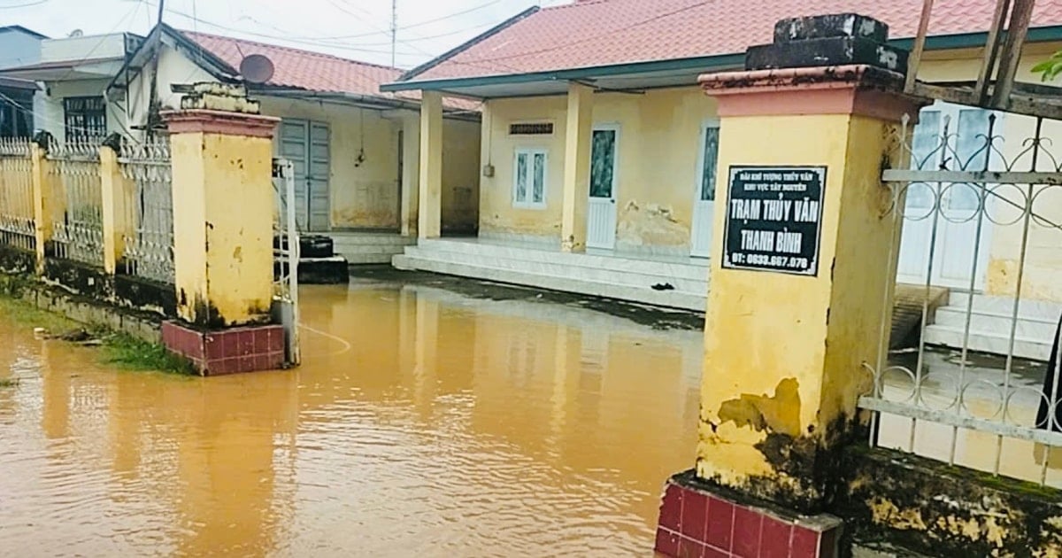 Nước lũ đã xuống trên sông Đa Nhim, Cam Ly