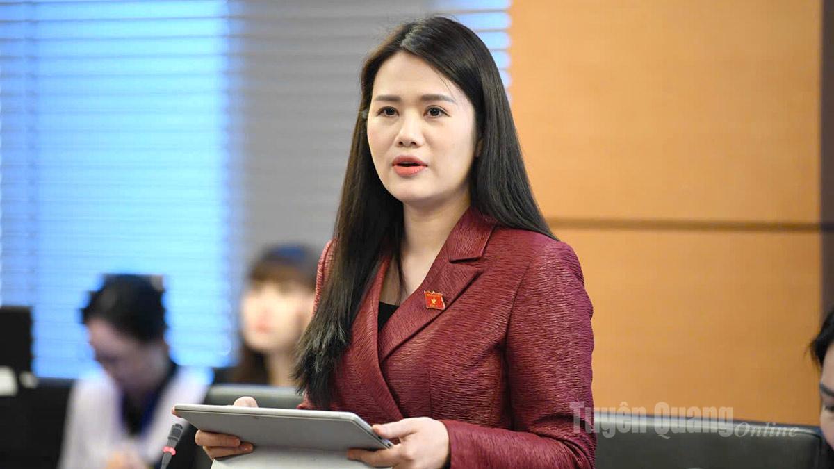 Đại biểu Quốc hội tỉnh thảo luận tại tổ về dự án Luật Trí tuệ nhân tạo