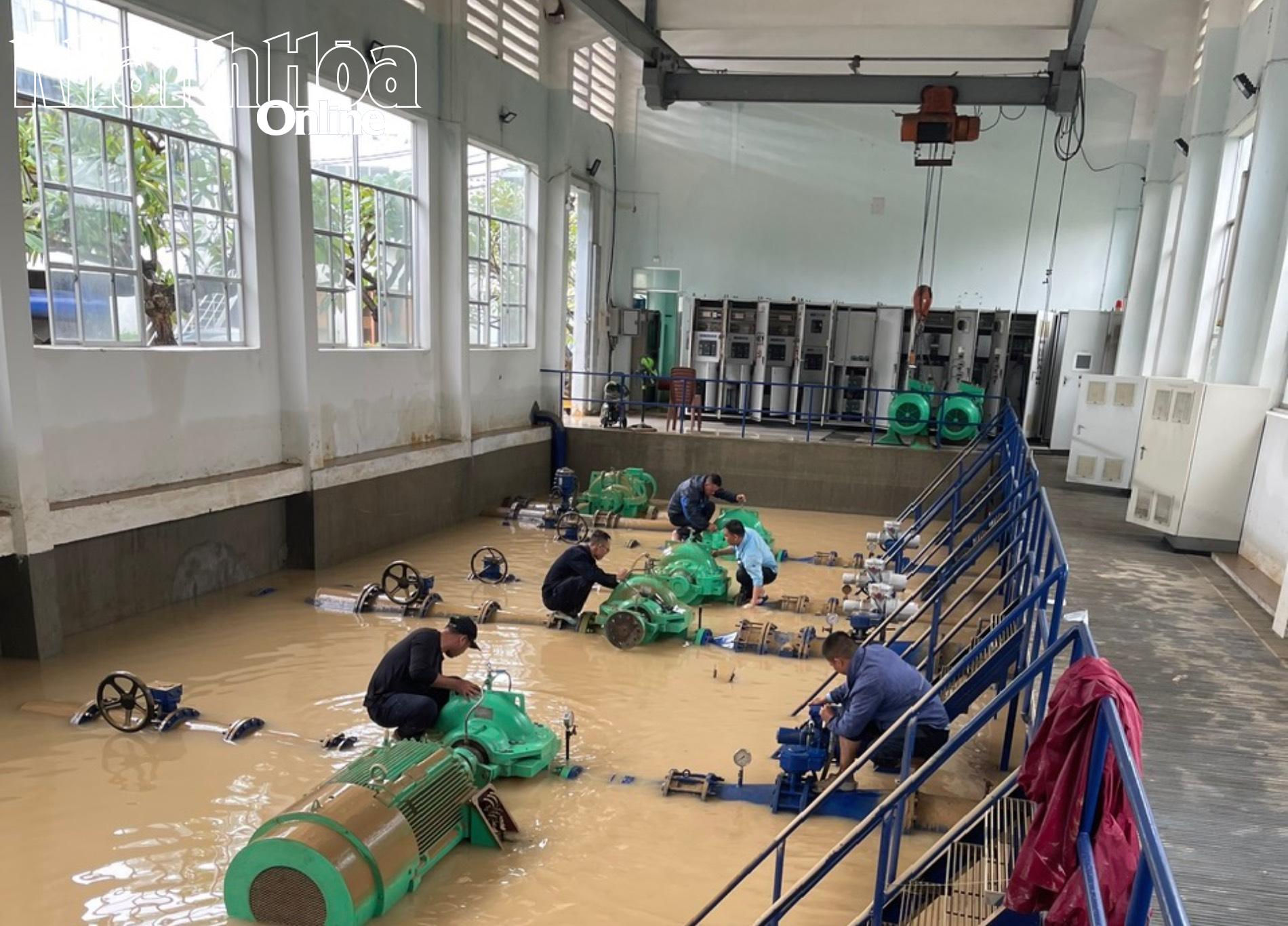 Khu vực Nha Trang và lân cận được cấp nước trở lại