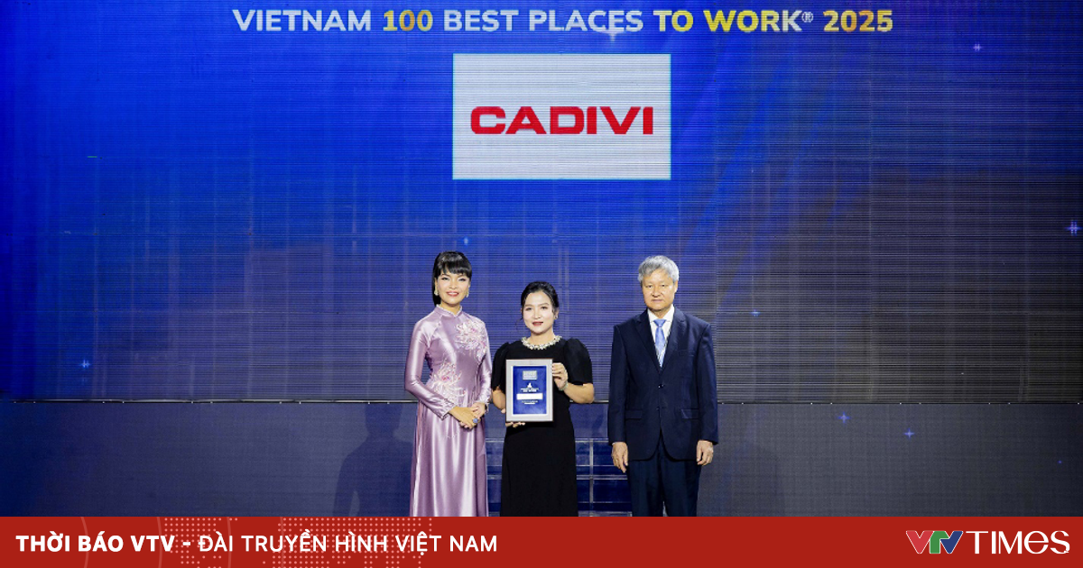 CADIVI vào Top Nơi Làm Việc Tốt Nhất 2025, củng cố chiến lược nhân sự