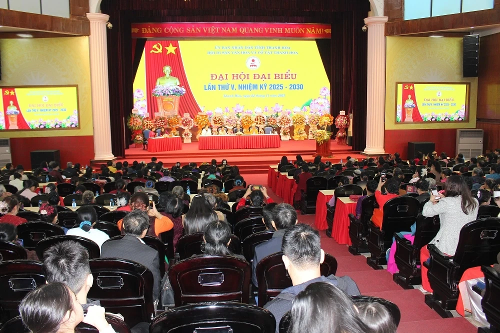 Den 5. kongressen for delegater fra Thanh Hoa kulturarv- og antikvitetsforening, valgperiode 2025–2030