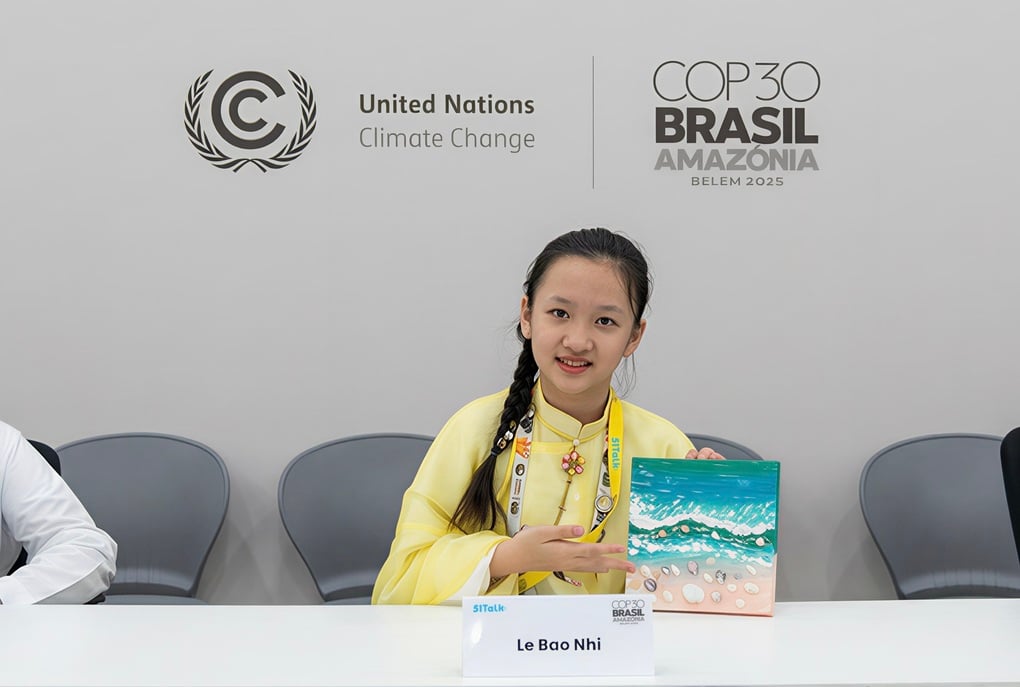 តំណាង​កុមារ​វៀត​ណាម​ដំបូង​បាន​ថ្លែង​ក្នុង​សន្និសីទ​អង្គការសហប្រជាជាតិ COP30 - ១