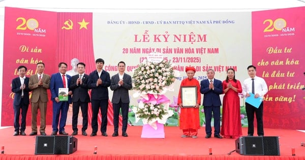 Phù Đổng đón nhận Quyết định công nhận Cây di sản Việt Nam