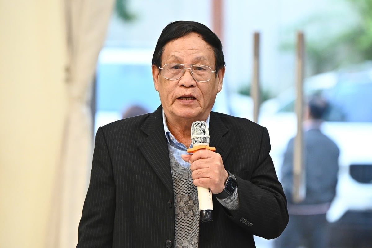 Lãnh đạo Công ty WATEC phát biểu tại diễn đàn. Ảnh: Tùng Đinh.