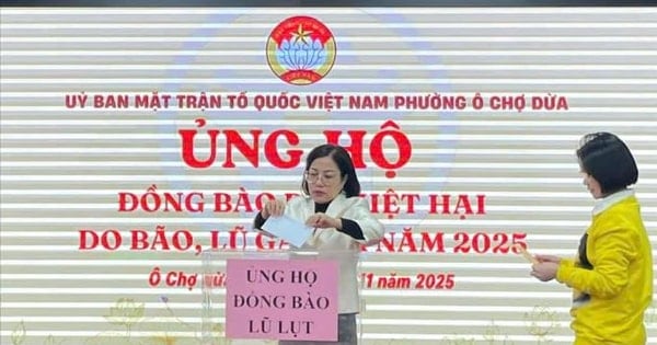 Bốn phường phát động ủng hộ đồng bào bị ảnh hưởng bởi mưa lũ