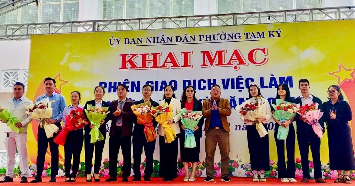 Hơn 10.000 vị trí việc làm cho lao động phường Tam Kỳ