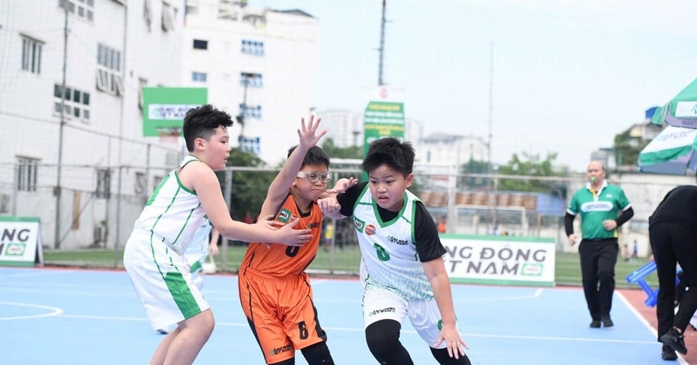 32 đội bóng dự VCK giải bóng rổ học sinh Tiểu học Hà Nội 2025