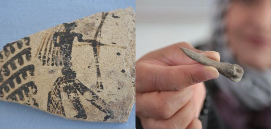 Phát hiện mới tại gò Domuztepe: hình cung thủ và mũi tên cổ đại