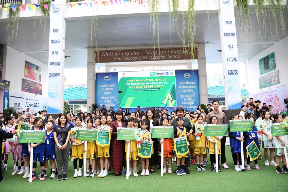 32 drużyny rywalizują w rundzie finałowej Turnieju Koszykówki Szkół Podstawowych w Hanoi - zdjęcie 2