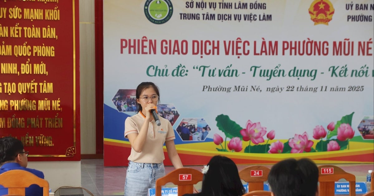 Phiên giao dịch việc làm tại Mũi Né