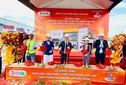 NPOIL Việt Nam khởi công nhà máy sản xuất dầu nhờn tại Tây Ninh - Bước tiến chiến lược trong giai đoạn mới