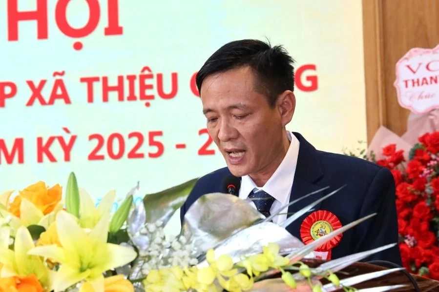 La comunidad empresarial de la comuna de Thieu Quang se une para el desarrollo