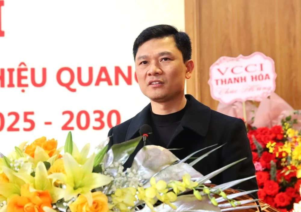 La comunidad empresarial de la comuna de Thieu Quang se une para el desarrollo