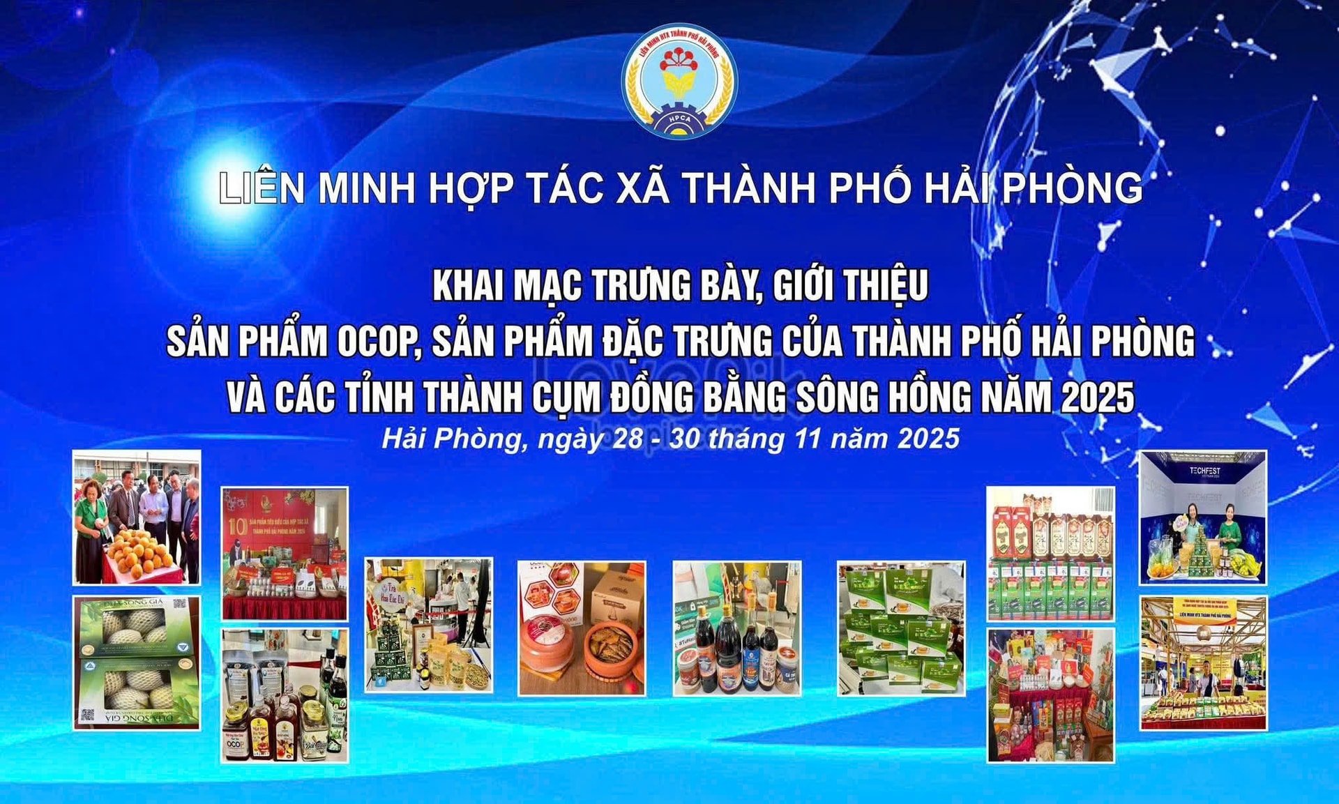 Nhiều địa phương tham gia trưng bày sản phẩm OCOP, đặc sản tại Hải Phòng vào cuối tháng 11