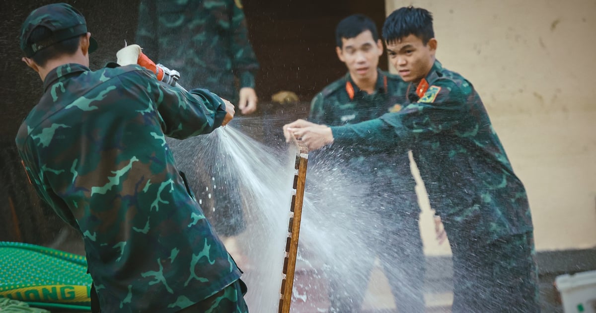 Sư đoàn 2 dốc sức cùng Gia Lai khắc phục hậu quả lũ lụt