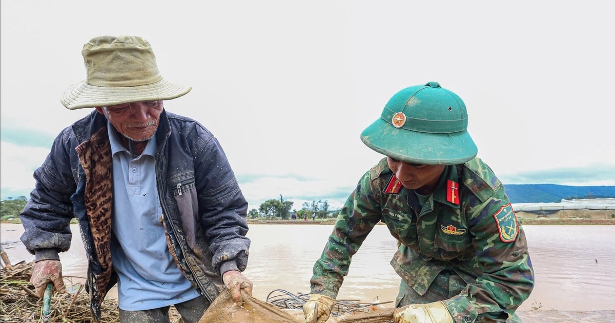 Chung sức giúp D’Ran khắc phục hậu quả thiên tai