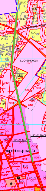 מפה של תוואי מקביל של כביש מחוזי 9 בקהילת האו נגיה