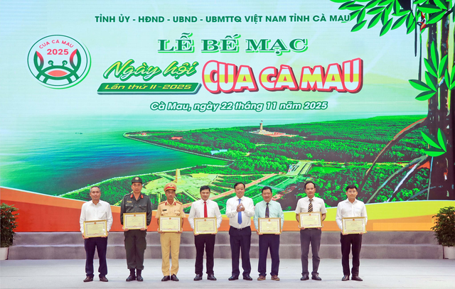 Ngày hội cua Cà Mau 2025: Dấu ấn mới cho thương hiệu địa phương

- Ảnh 2.