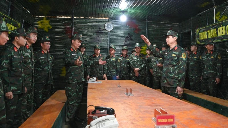 Quân khu 2 tổ chức diễn tập quy mô lớn