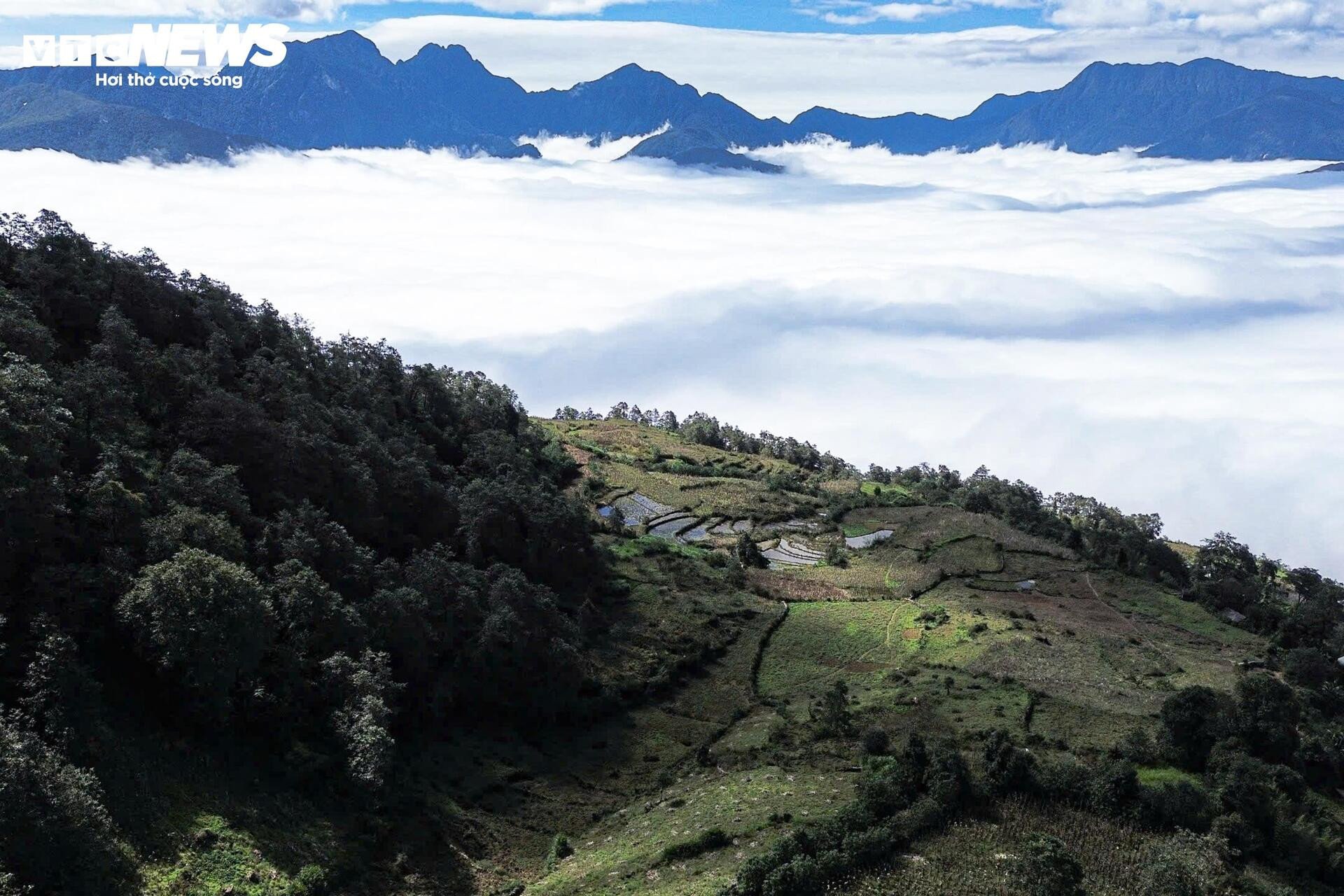 Y Ty in the most beautiful cloud season, Ngai Thau Thuong village turns into a rolling white sea - 9
