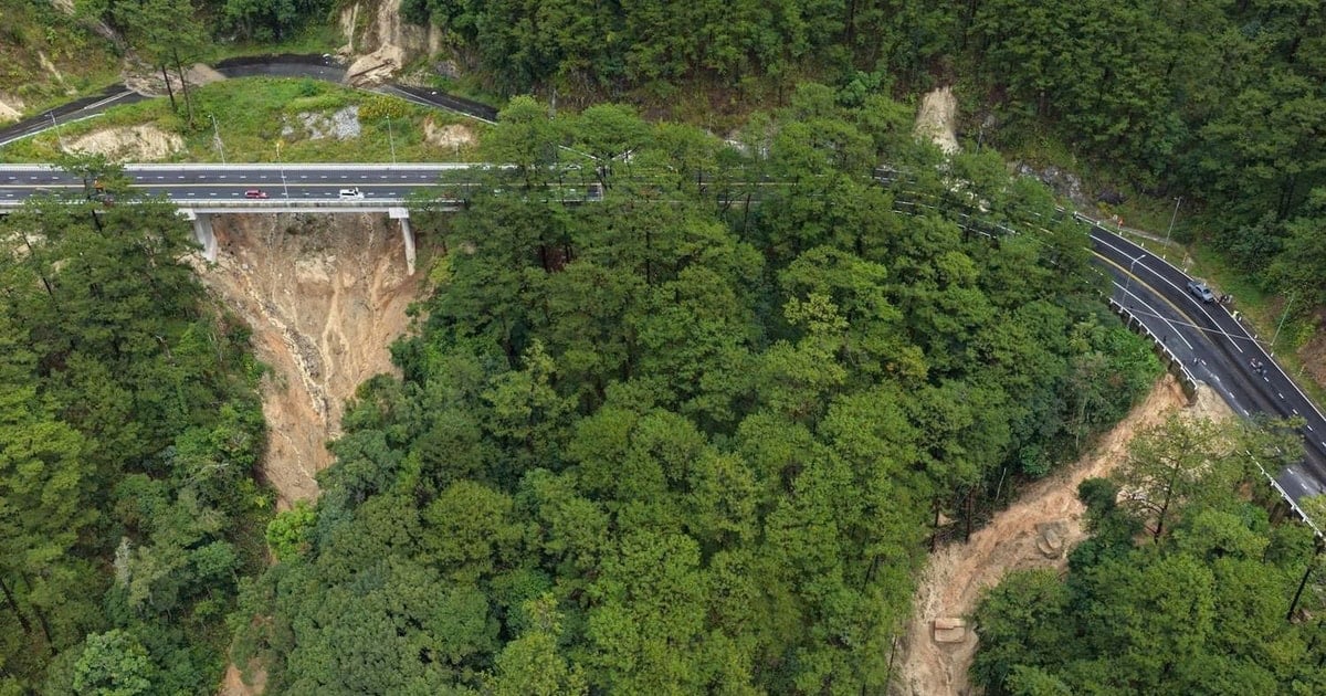 Khẩn trương gia cố điểm sạt lở trên đèo Prenn