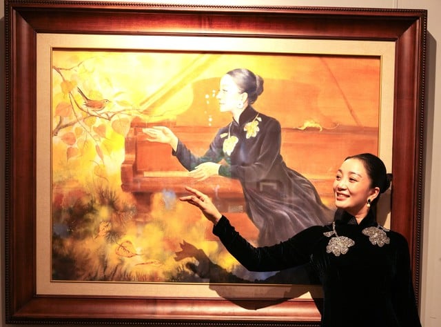 Ngắm chân dung màu nước của ca sĩ Phạm Thu Hà và... hơn thế nữa- Ảnh 5.