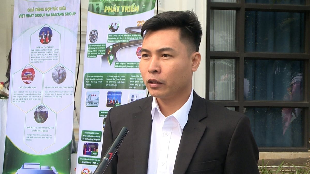 Ông Ngô Minh Kết, Giám đốc dự án Rô phi (Viet Nhat Group) Ảnh: Đoàn Phòng.