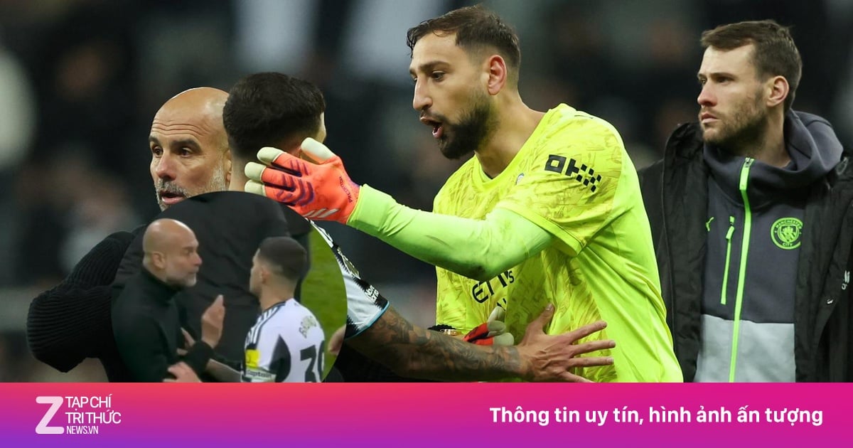 Cảnh hỗn loạn ở trận thua của Man City