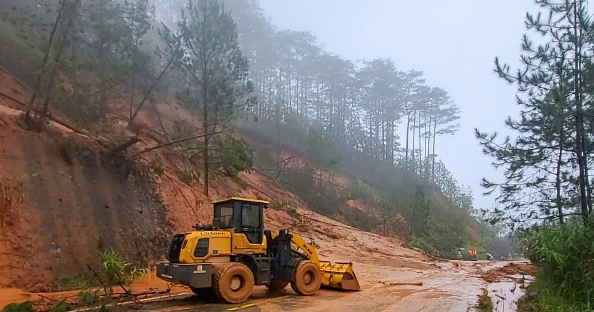 Lâm Đồng đang khẩn trương khắc phục sạt lở trên QL27C