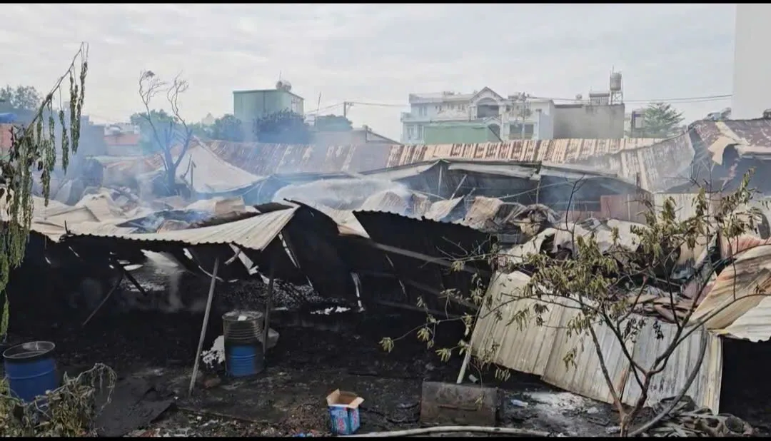 TPHCM: Điều tra nguyên nhân vụ cháy tại phường Tân Thới Hiệp