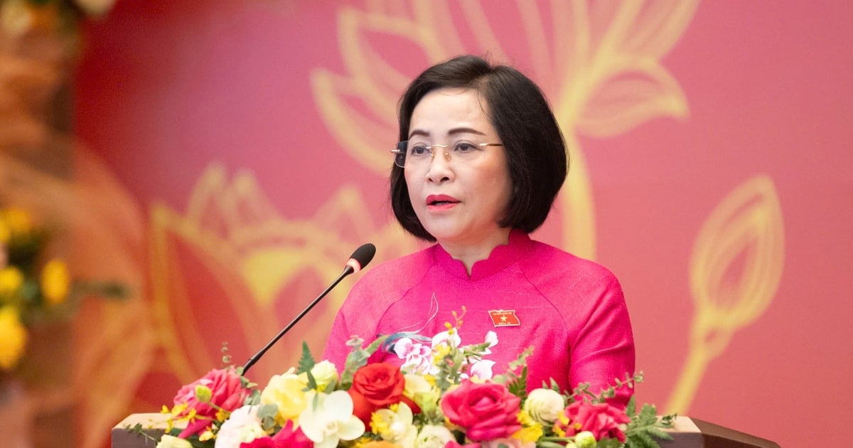 Phó Chủ tịch Quốc hội Nguyễn Thị Thanh dự Hội nghị tổng kết công tác Ủy ban Văn hóa và Xã hội