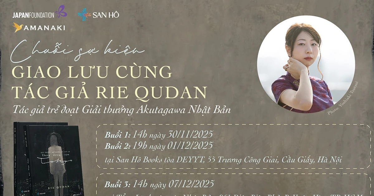 Giao lưu với tác giả đoạt giải Akutagawa tại Hà Nội và Thành phố Hồ Chí Minh