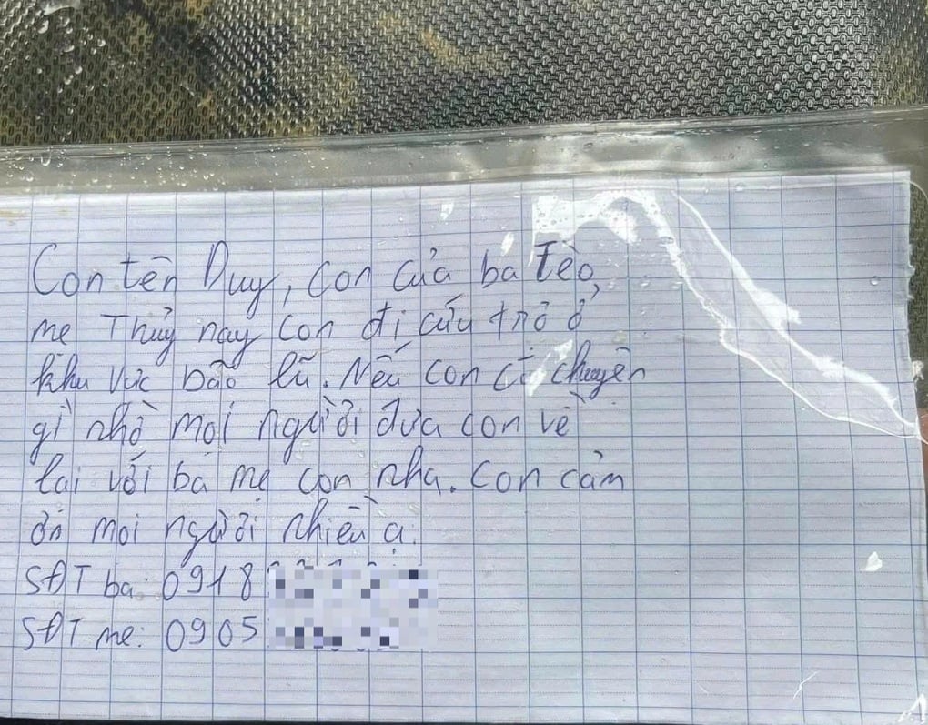 Die Nachricht eines Schülers, der sich auf den Weg zu einem Hilfseinsatz machte, sorgte für Aufsehen: „Wenn es etwas gibt, bringt mich zurück zu meinen Eltern.“ – 2