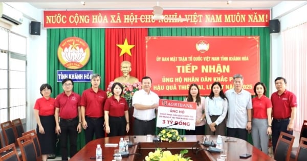Agribank hỗ trợ khẩn cấp 11 tỷ đồng các tỉnh Nam Trung Bộ và Tây Nguyên