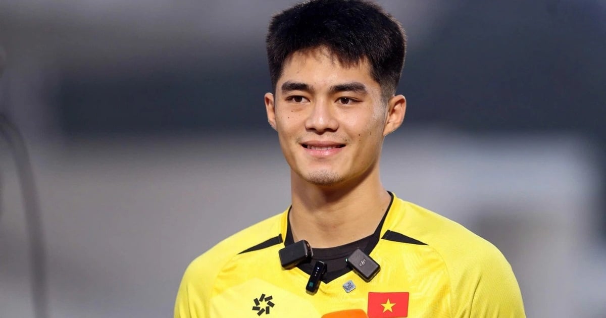 Thủ môn cao 1m91 của U22 Việt Nam tăng giá rất mạnh trước SEA Games 33