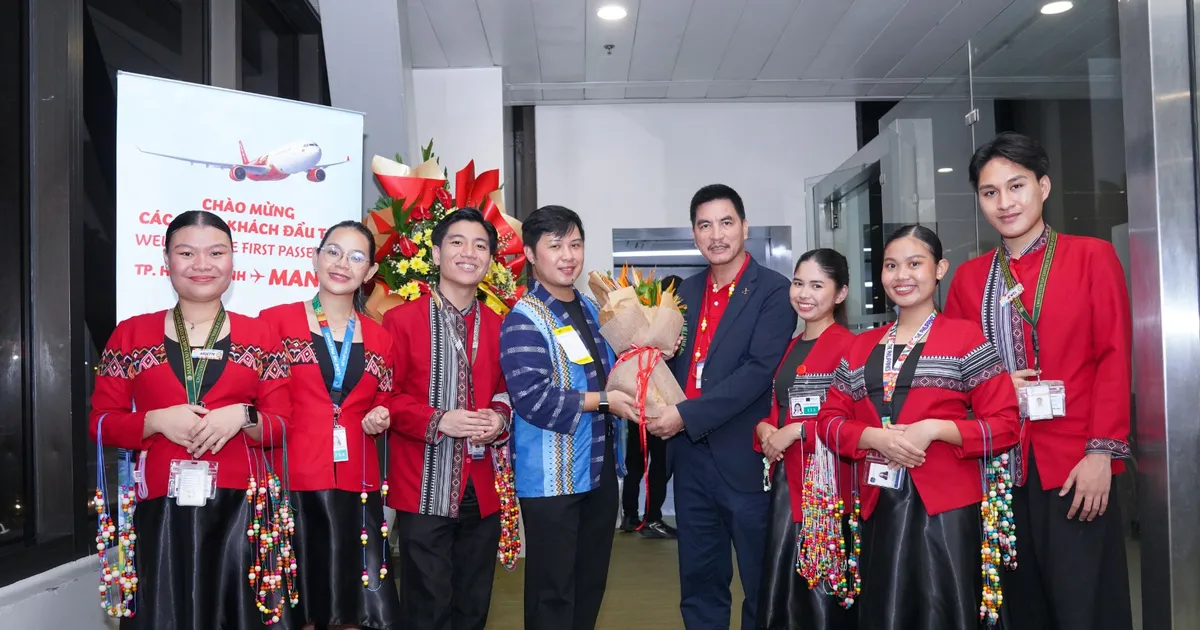 Vietjet khai trương đường bay TPHCM - Manila, mở ra kết nối du lịch, kinh tế