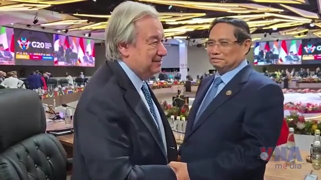 Hội nghị G20: Thủ tướng gặp Tổng thư ký Liên hợp quốc và Thủ tướng Australia