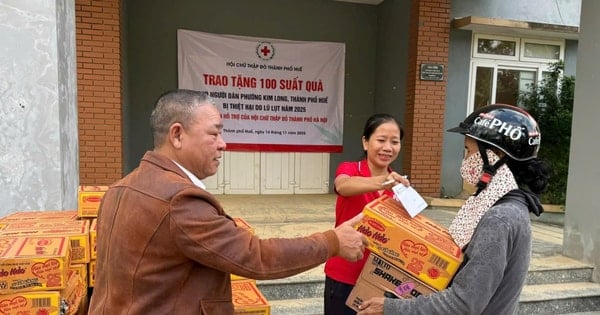 Hội Chữ thập đỏ Hà Nội kêu gọi hỗ trợ người dân chịu thiệt hại do bão lũ gây ra